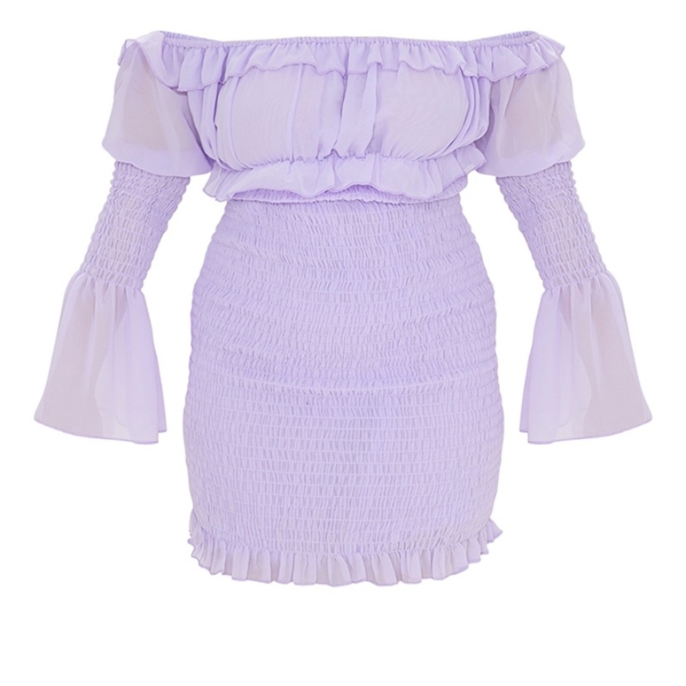 Lilac Bodycon Dress PLT